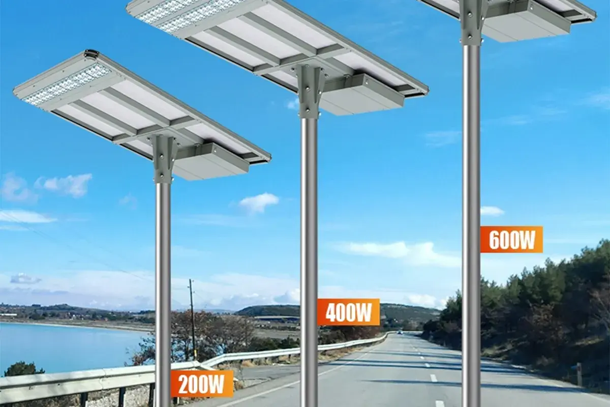 Iluminacion solar en vialidad