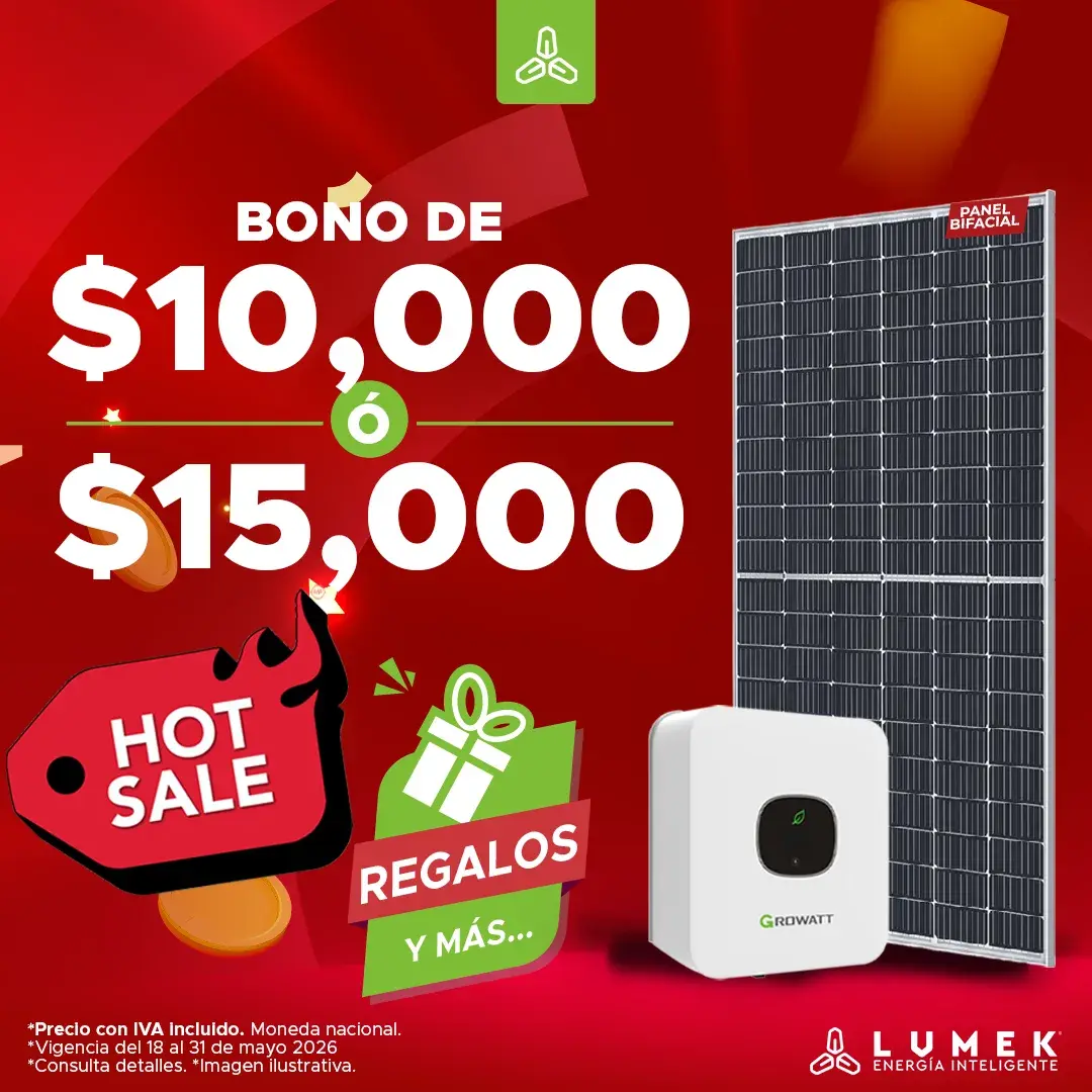 Promoción paneles solares con descuento